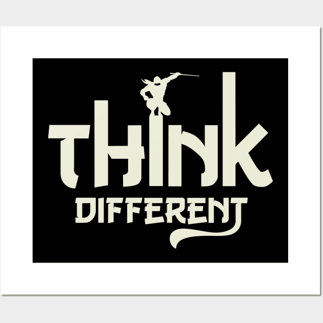 Think Different Wall Art by VecTikSam